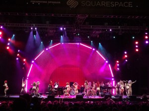 Taylor Mac burlesque dancers