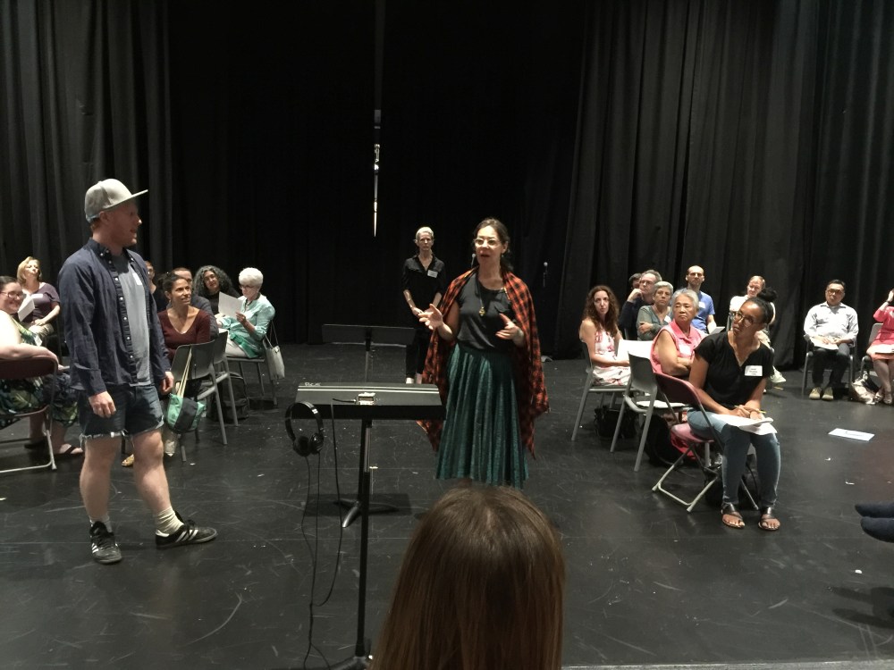 the public domain, last Brooklyn rehearsal